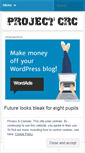 Mobile Screenshot of projectcrc.wordpress.com