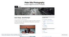 Desktop Screenshot of petersills.wordpress.com