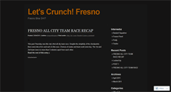 Desktop Screenshot of crunchfresno.wordpress.com