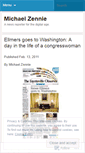 Mobile Screenshot of michaelzennie.wordpress.com