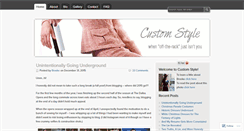 Desktop Screenshot of customstyle.wordpress.com