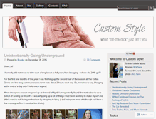 Tablet Screenshot of customstyle.wordpress.com