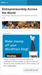 Mobile Screenshot of entrepreneurshipacrosstheworld.wordpress.com