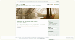 Desktop Screenshot of mycfslife.wordpress.com