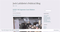 Desktop Screenshot of jacklafollette.wordpress.com