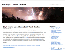 Tablet Screenshot of chiefio.wordpress.com