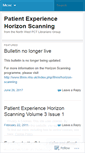 Mobile Screenshot of patientexperiencenwpctl.wordpress.com