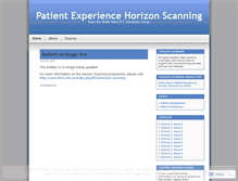 Tablet Screenshot of patientexperiencenwpctl.wordpress.com