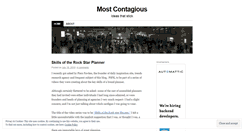 Desktop Screenshot of mostcontagious.wordpress.com