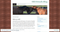 Desktop Screenshot of oldfriendsblog.wordpress.com