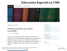 Tablet Screenshot of educacionespecialenuhs.wordpress.com