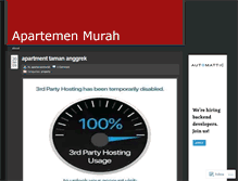 Tablet Screenshot of apartemenmurah.wordpress.com