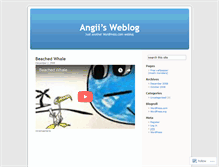 Tablet Screenshot of angiil.wordpress.com