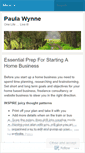 Mobile Screenshot of paulawynne.wordpress.com