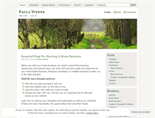Tablet Screenshot of paulawynne.wordpress.com