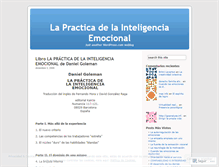 Tablet Screenshot of inteligenciaemocional.wordpress.com