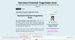 Desktop Screenshot of obatalamipenambahtinggibadanaman22.wordpress.com