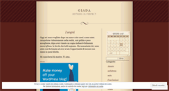 Desktop Screenshot of giada20.wordpress.com