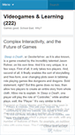Mobile Screenshot of learningames.wordpress.com