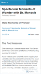 Mobile Screenshot of doctormonocle.wordpress.com
