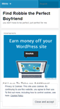 Mobile Screenshot of findrobbietheperfectboyfriend.wordpress.com