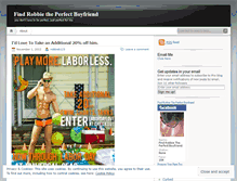 Tablet Screenshot of findrobbietheperfectboyfriend.wordpress.com