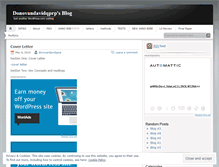 Tablet Screenshot of donovandavidqprp.wordpress.com
