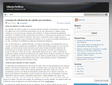 Tablet Screenshot of elmejorbelleza.wordpress.com