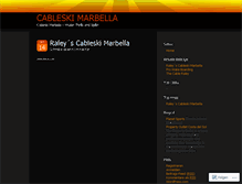 Tablet Screenshot of cableskimarbella.wordpress.com