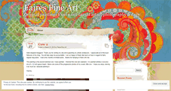 Desktop Screenshot of fairesfineart.wordpress.com