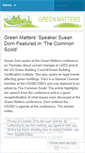 Mobile Screenshot of greenlegalmatters.wordpress.com