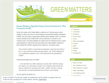 Tablet Screenshot of greenlegalmatters.wordpress.com