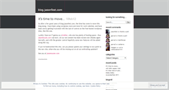 Desktop Screenshot of jasonfest.wordpress.com
