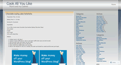 Desktop Screenshot of cookallyoulike.wordpress.com