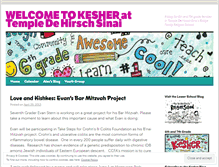 Tablet Screenshot of keshertdhs.wordpress.com