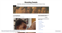 Desktop Screenshot of brandingsweets.wordpress.com