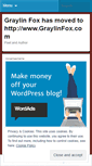 Mobile Screenshot of graylinfox.wordpress.com