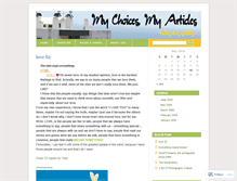 Tablet Screenshot of choicesarticles.wordpress.com