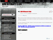 Tablet Screenshot of adnultimateclub.wordpress.com
