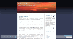 Desktop Screenshot of inourhands.wordpress.com