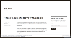 Desktop Screenshot of minshock.wordpress.com