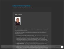 Tablet Screenshot of bobgernonstemporarywebsite.wordpress.com