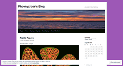 Desktop Screenshot of phoenyxrose.wordpress.com