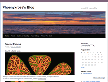 Tablet Screenshot of phoenyxrose.wordpress.com