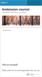 Mobile Screenshot of andalusianjournal.wordpress.com