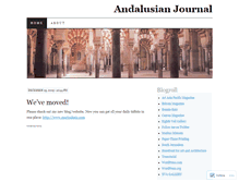 Tablet Screenshot of andalusianjournal.wordpress.com