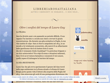 Tablet Screenshot of libreriarosaitaliana.wordpress.com