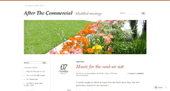 Desktop Screenshot of afterthecommercial.wordpress.com