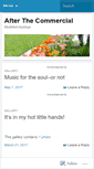 Mobile Screenshot of afterthecommercial.wordpress.com