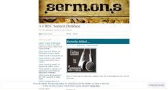 Desktop Screenshot of crecsermons.wordpress.com